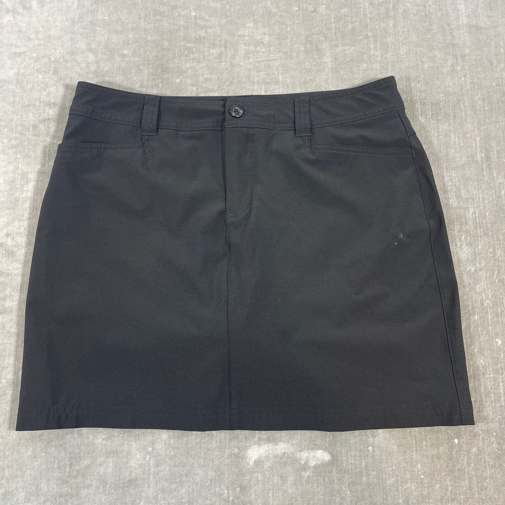 Eddie Bauer Womens Size 8 Black‎ Adventurer 2.0 Skort Skirt